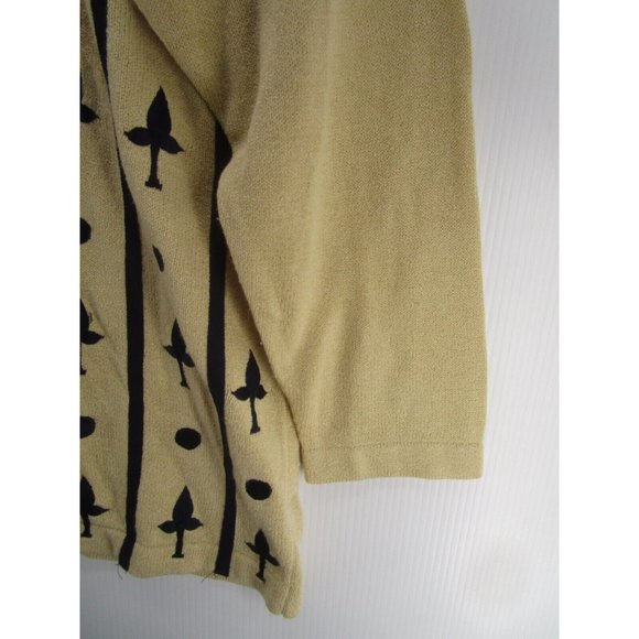 VINTAGE Theo Miles Sweater Plus 2X Tunic Pullover Shoulder Pads 90s - Picture 3 of 10